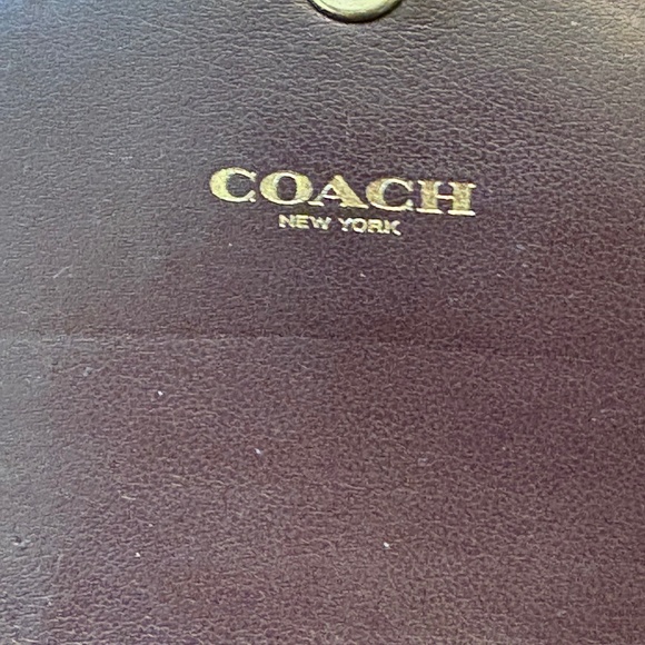 Coach Croc Skin Envelope Wallet Clutch Full Size - Picture 5 of 6